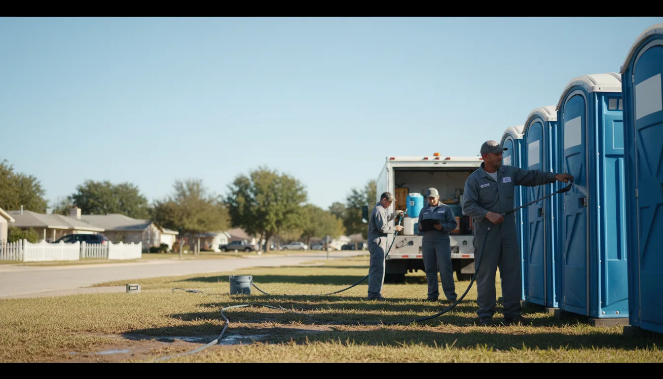 Long-Term Portable Toilet Rental in Decatur, IL near me